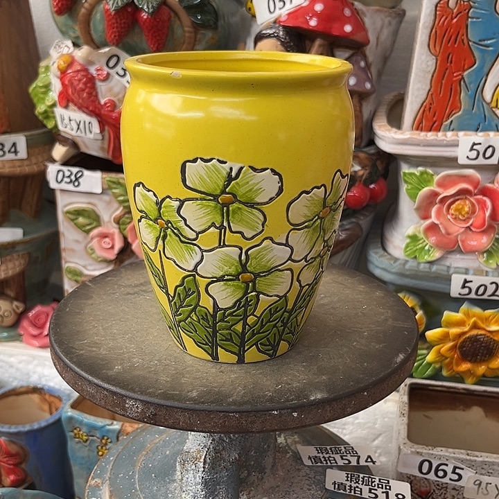 粗陶材质多肉花盆