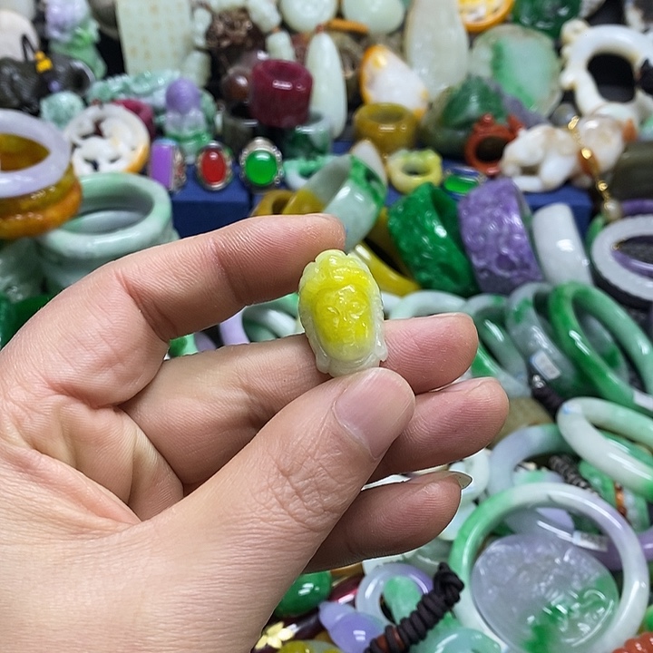 颈饰未镶嵌翡翠缅甸翡翠首饰配饰