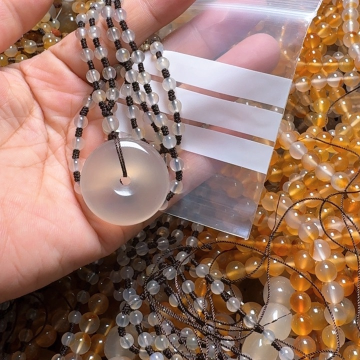 玛瑙/玉髓颈饰未镶嵌@***畅8806