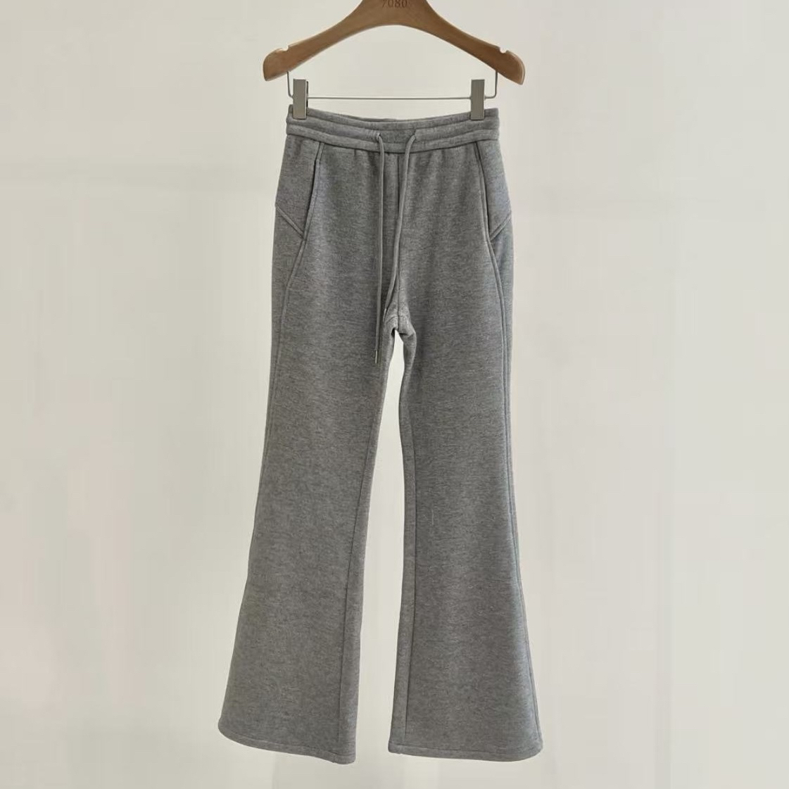 Y-shi 抽身加绒微喇休闲裤