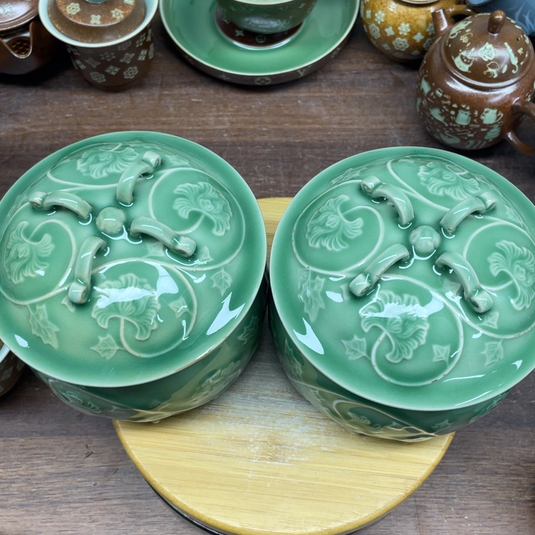 微瑕特价微瑕处理青瓷2个