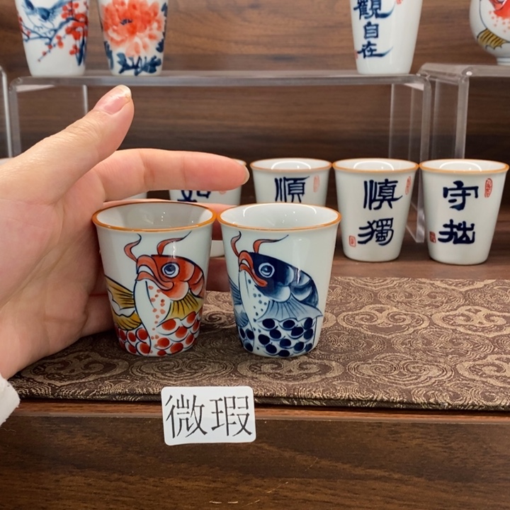 釉下老陶泥手工绘制