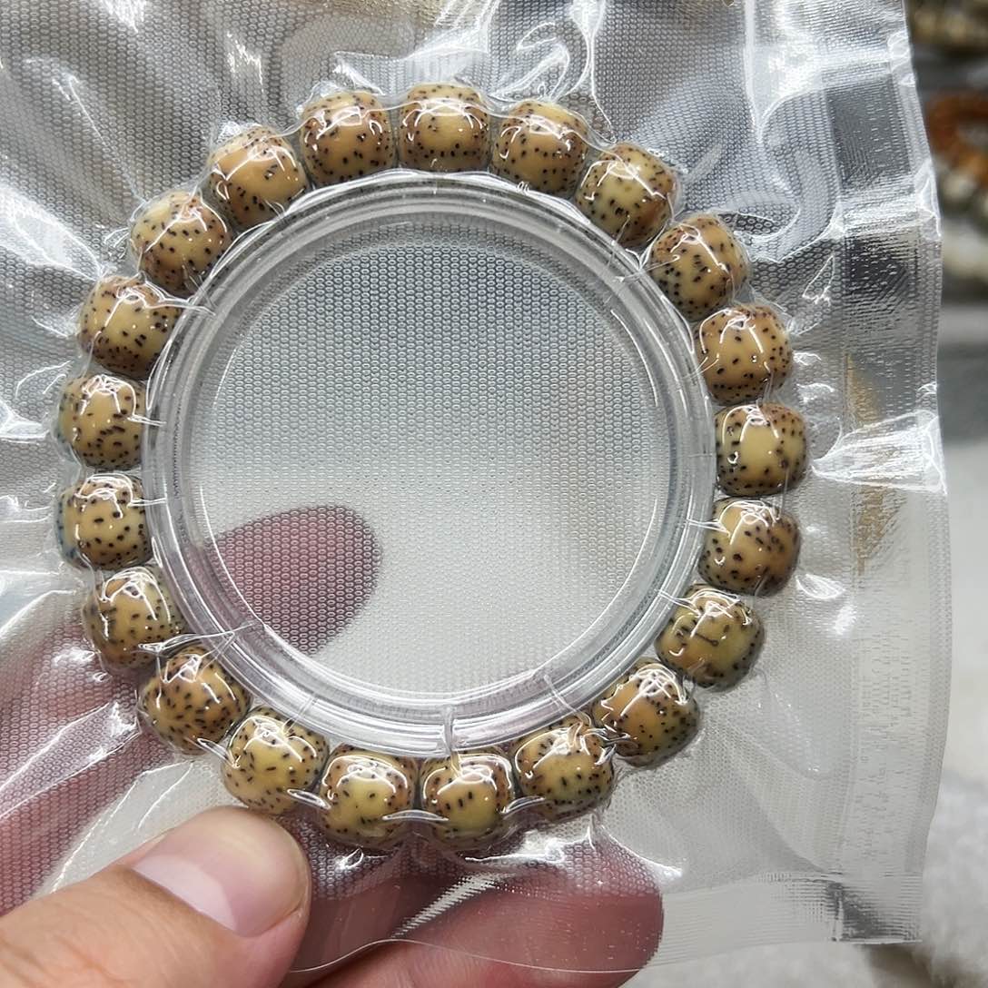 星月菩提手串8高端火烧云星月菩提单圈1.1