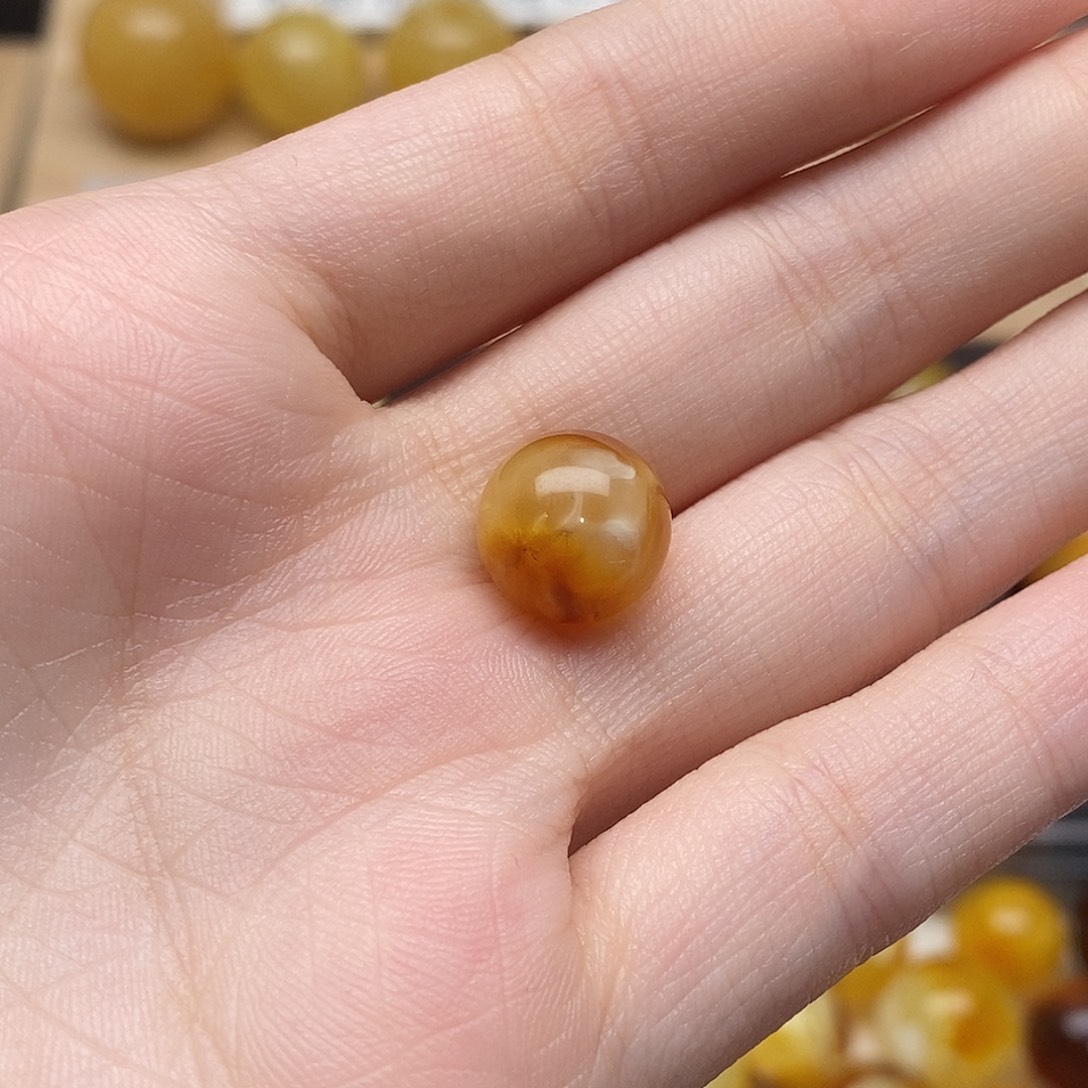 ╰***儿虫珀未镶嵌裸石蜜蜡