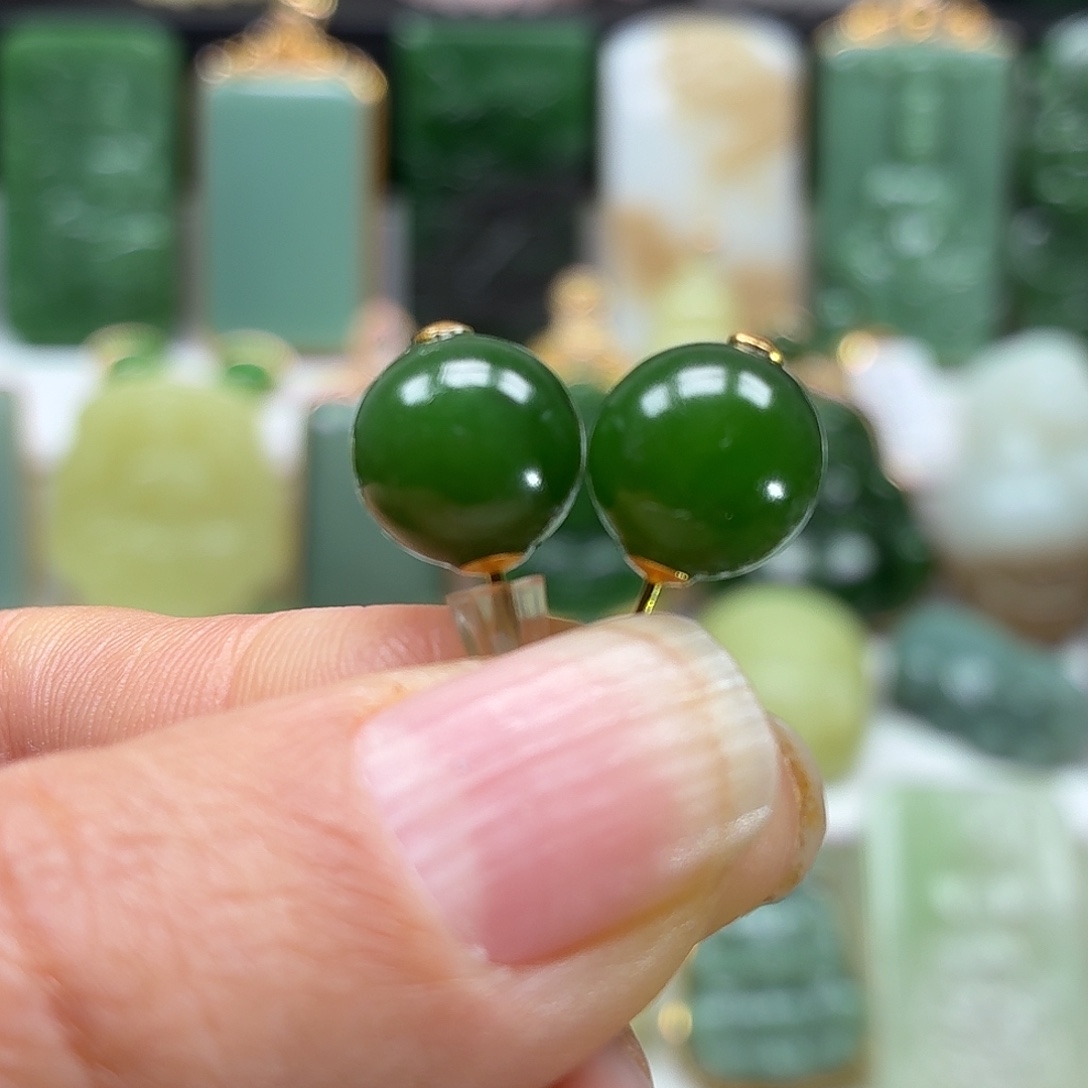 和田玉银S925镶嵌颈饰