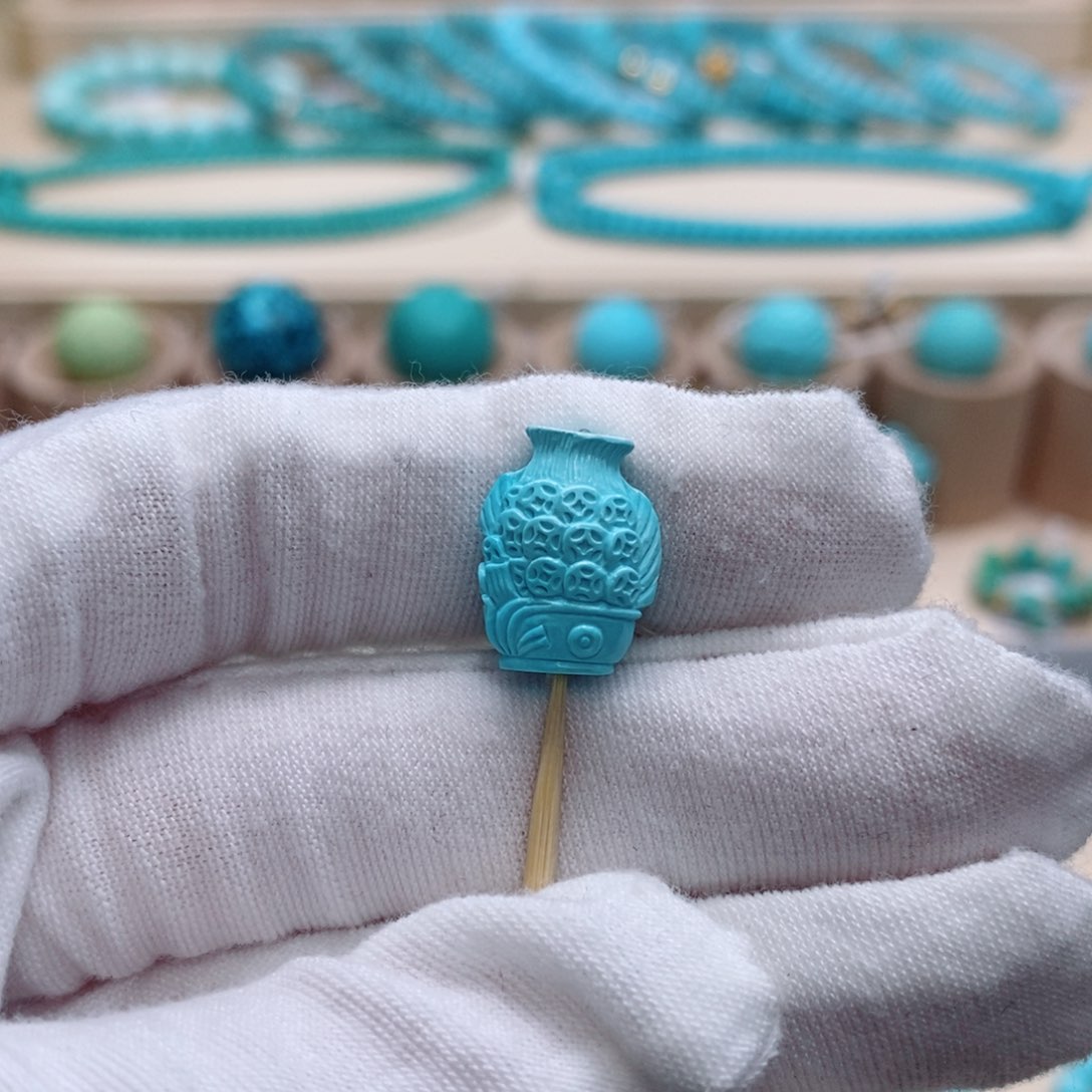 绿松石珠宝奇石未镶嵌