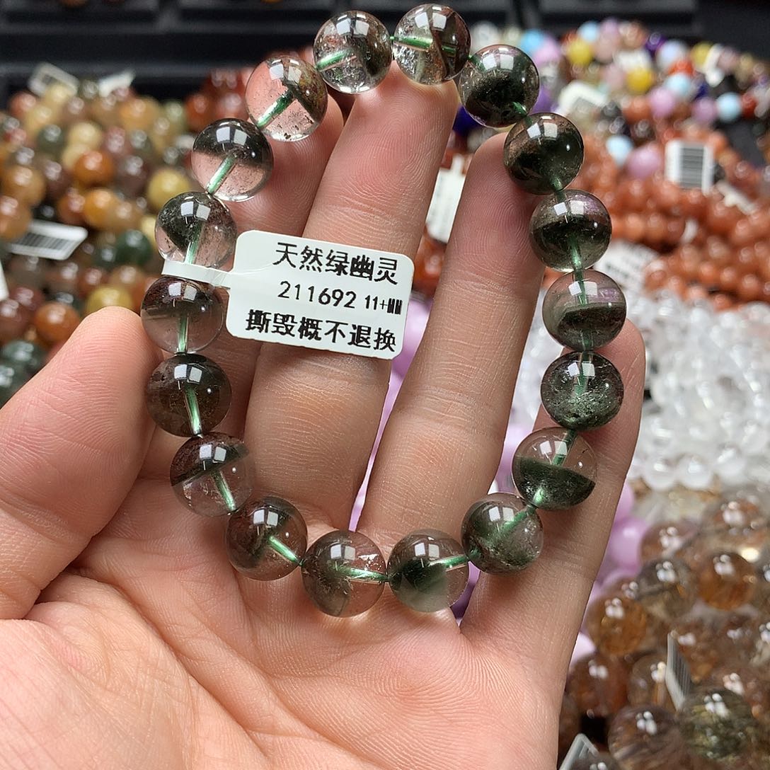 水晶手链未镶嵌，，