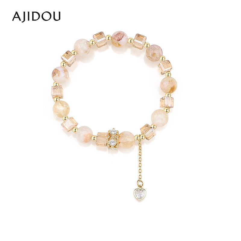 ajidou阿吉豆手链女款时尚水晶手串【GM】