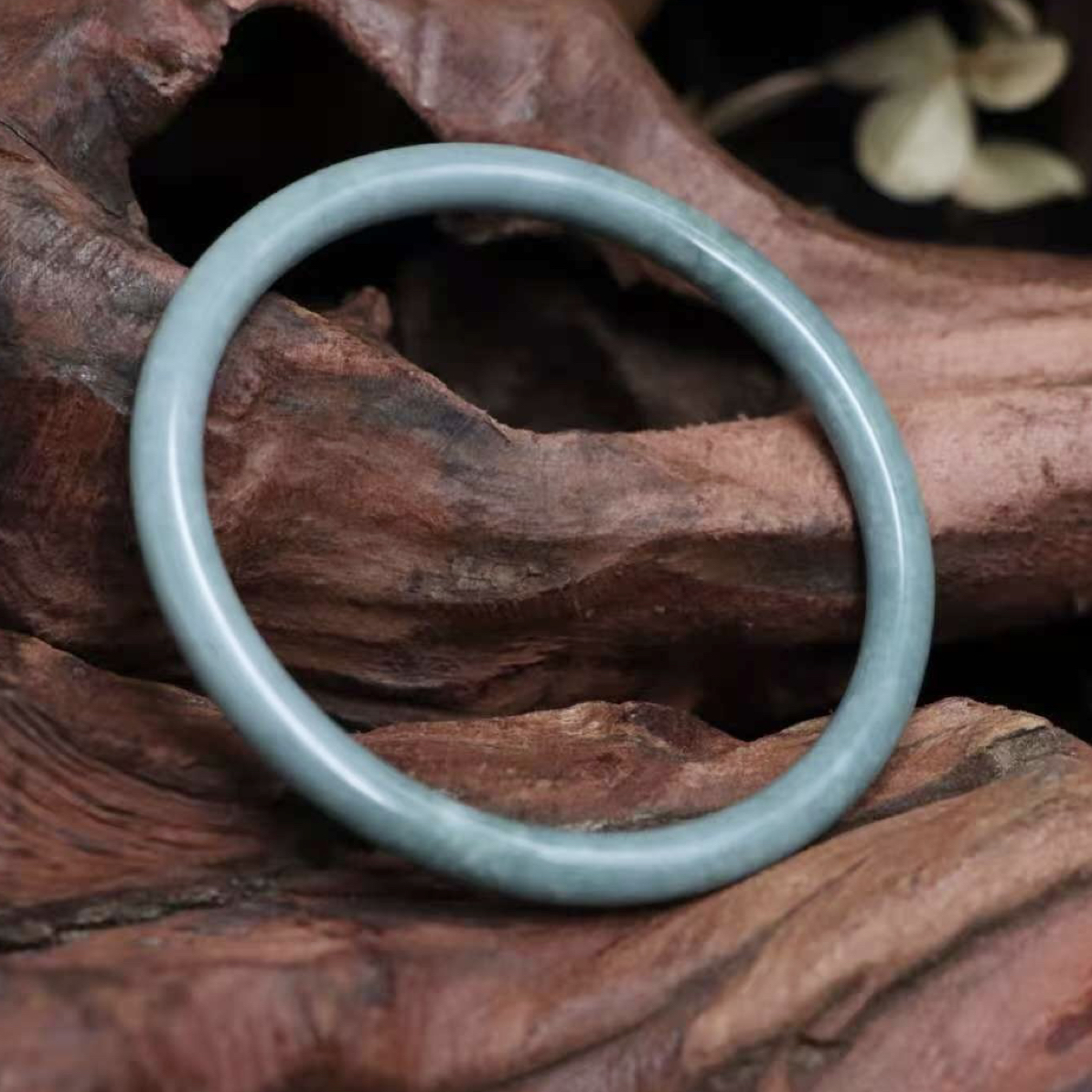 天然翡翠美人条手镯57-58