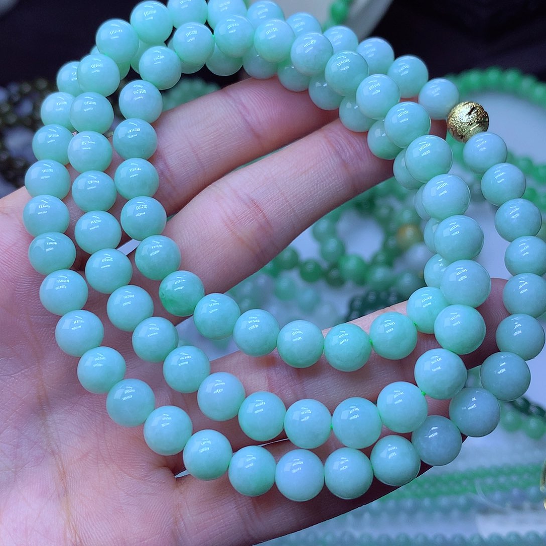 翡翠毛衣链未镶嵌8.2