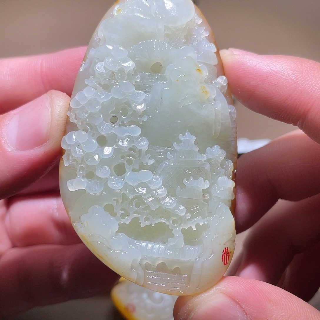 和田玉颈饰未镶嵌Z6