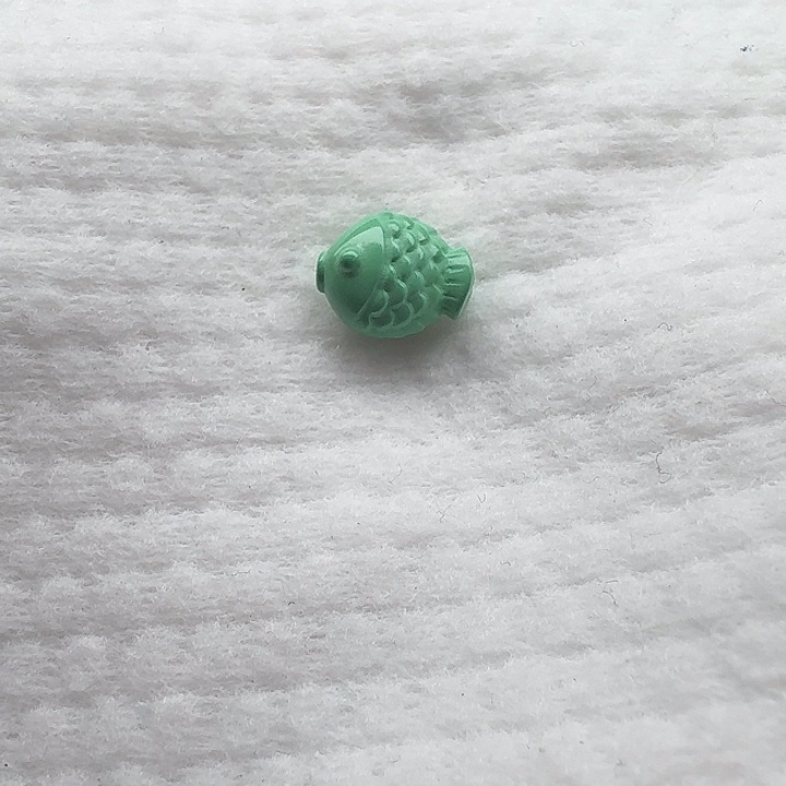尺寸：11/9/6➕雕刻绿年年有余 配珠一颗