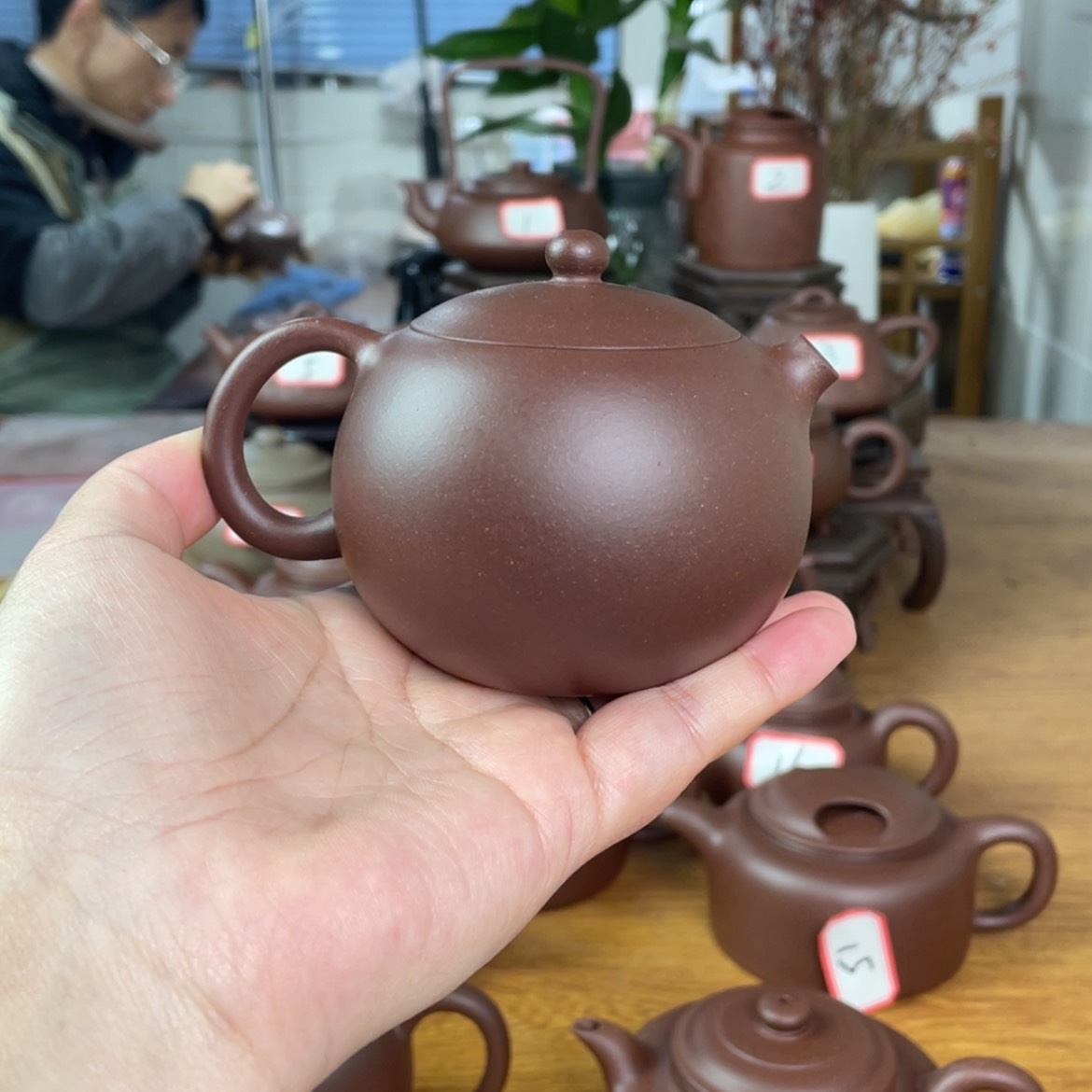 【闪购商品】茶壶紫砂中槽青西施壶～容量：150