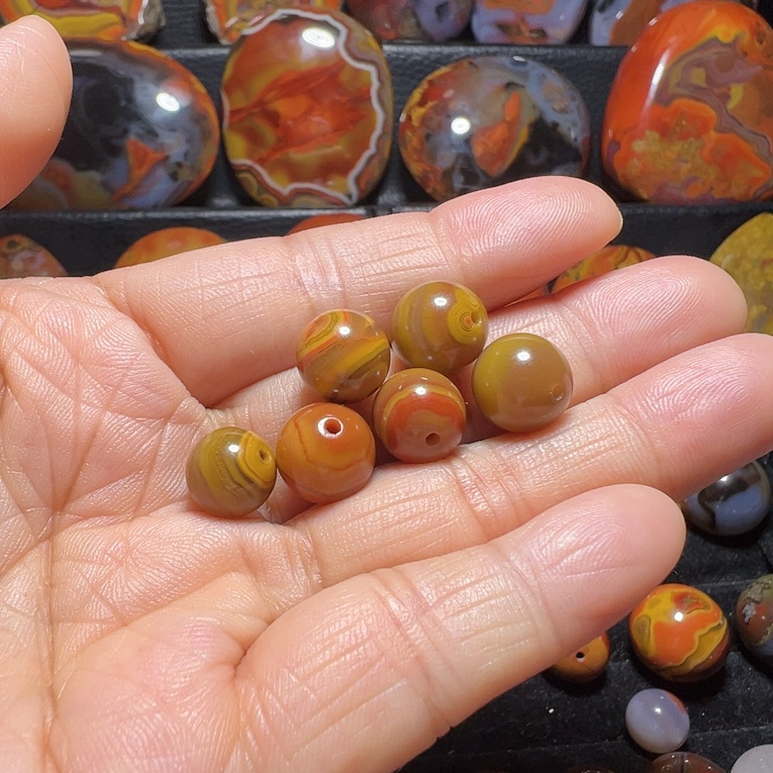 玛瑙/玉髓颈饰未镶嵌周*