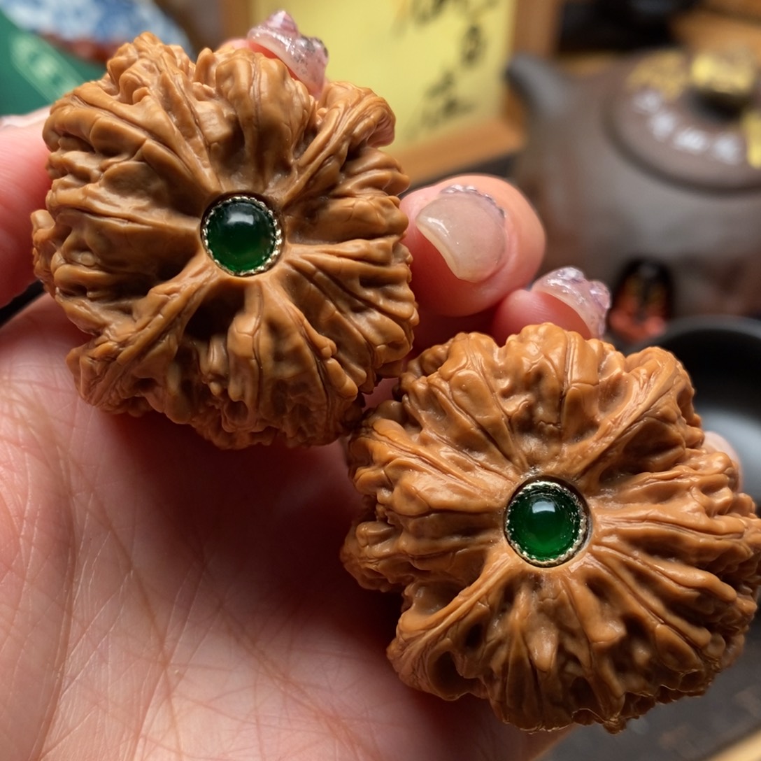 文玩核桃把件42尺寸全品粗筋