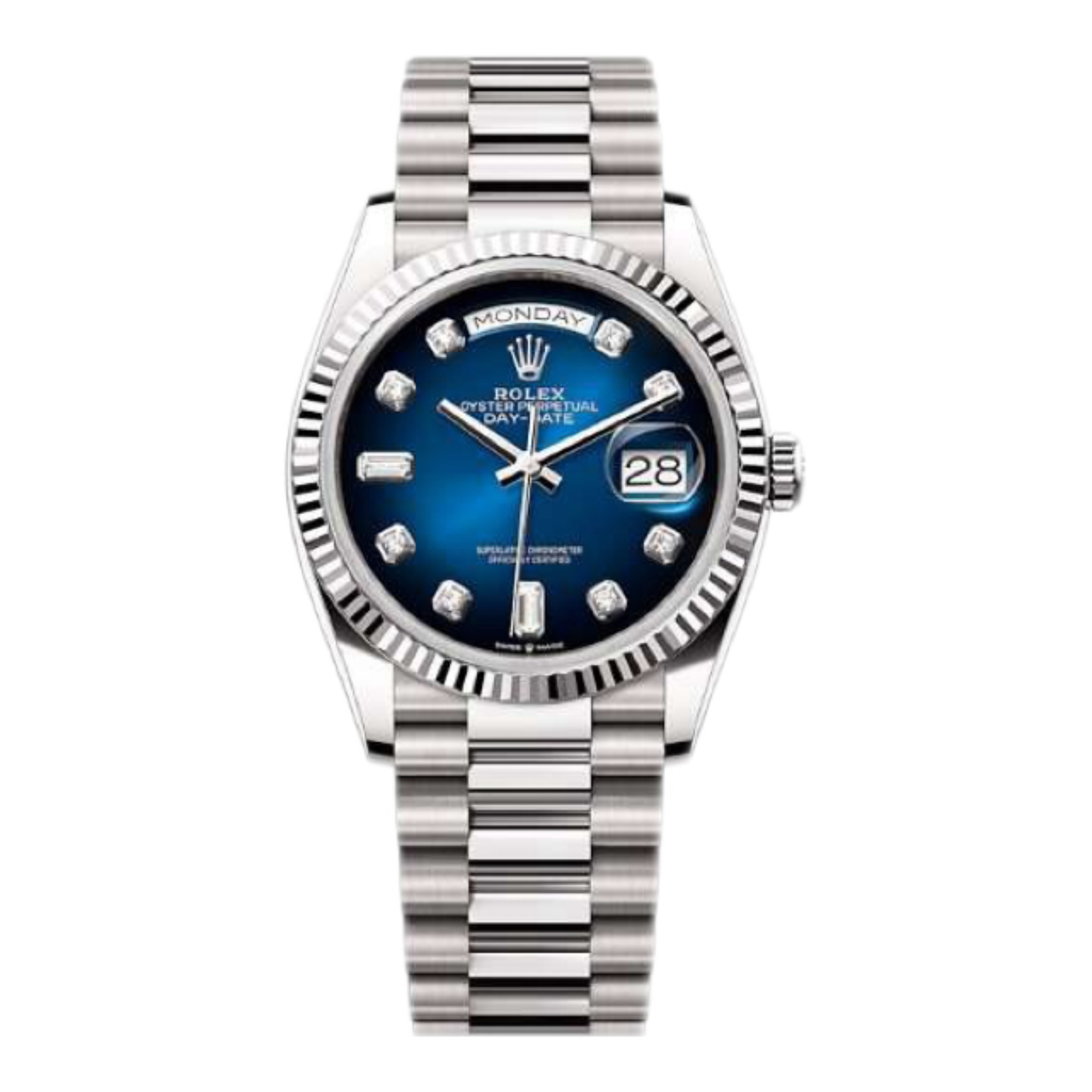 99新 Rolex/劳力士 星期日历/型号128239/22年全套/36mm/