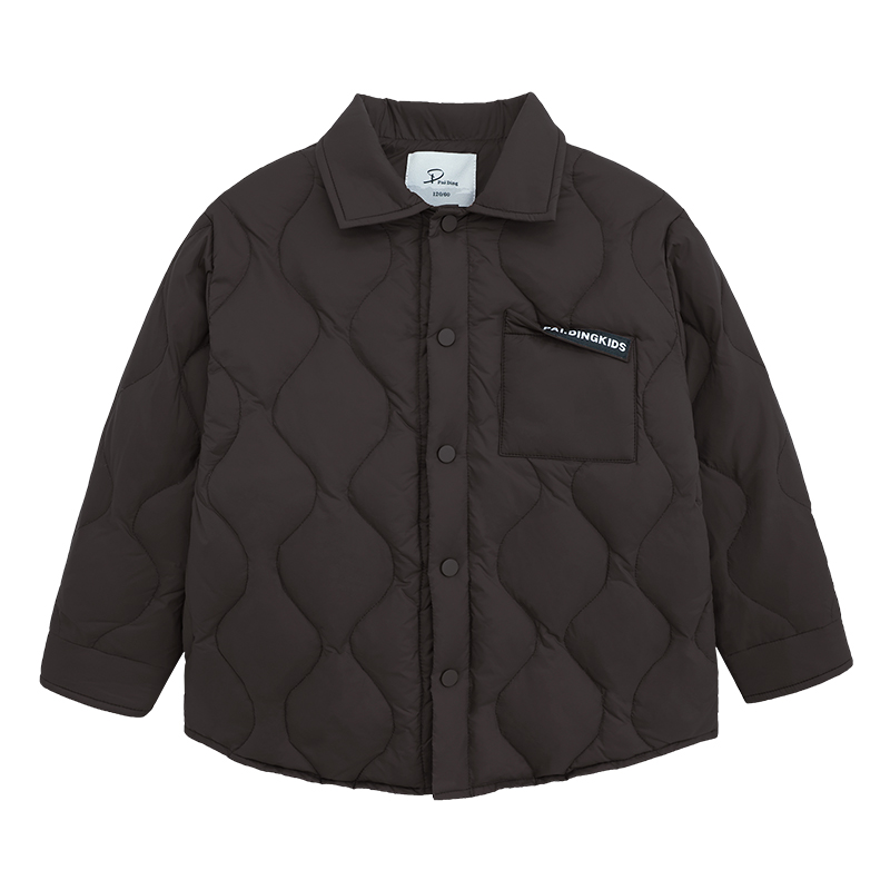 冬装儿童韩版中大童时尚设计感贴标保暖羽绒服WPD4008-WTT3