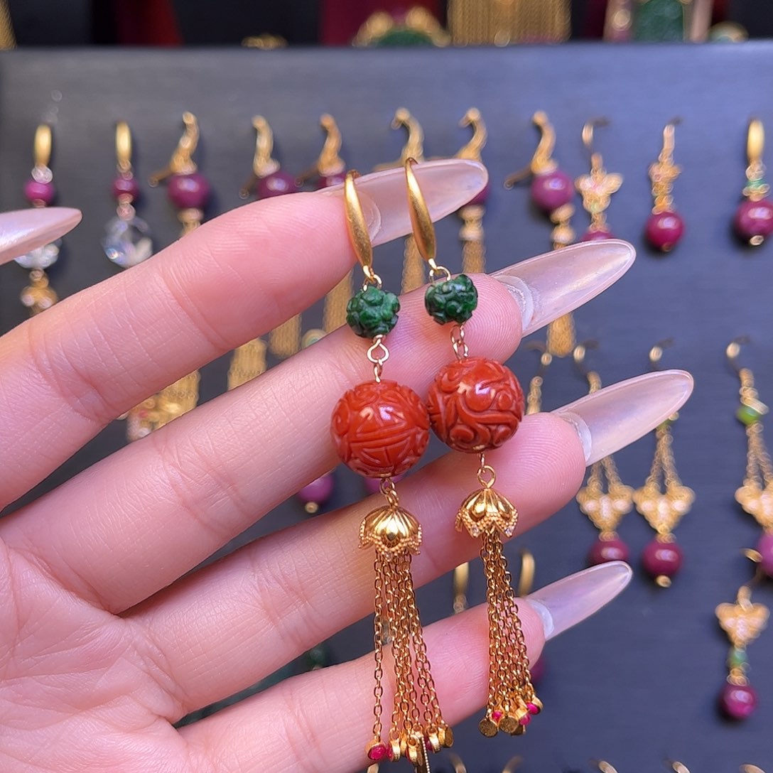 翡翠未镶嵌耳饰福利款