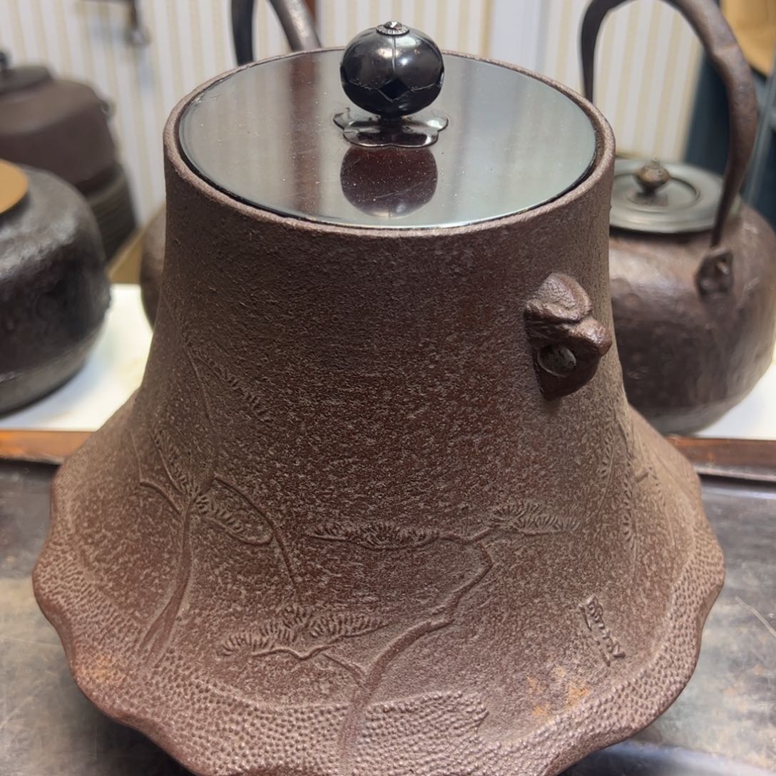 富士山铁釜茶道具中古品默认瑕疵