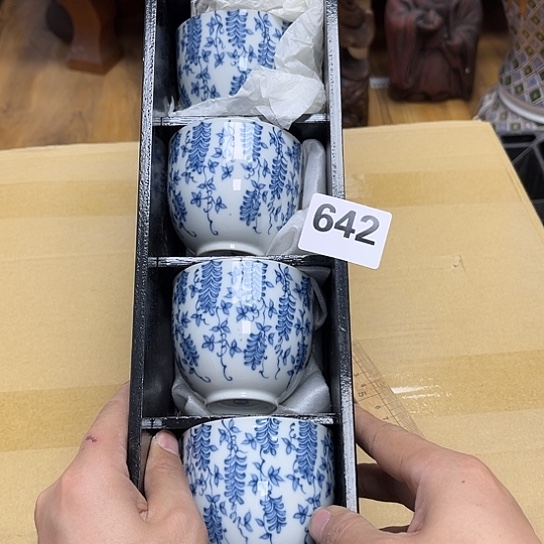 瓷片摆件工艺品瓷器摆件777 