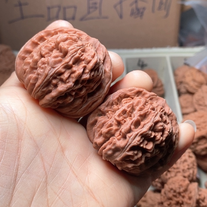 文玩核桃吊坠四座楼