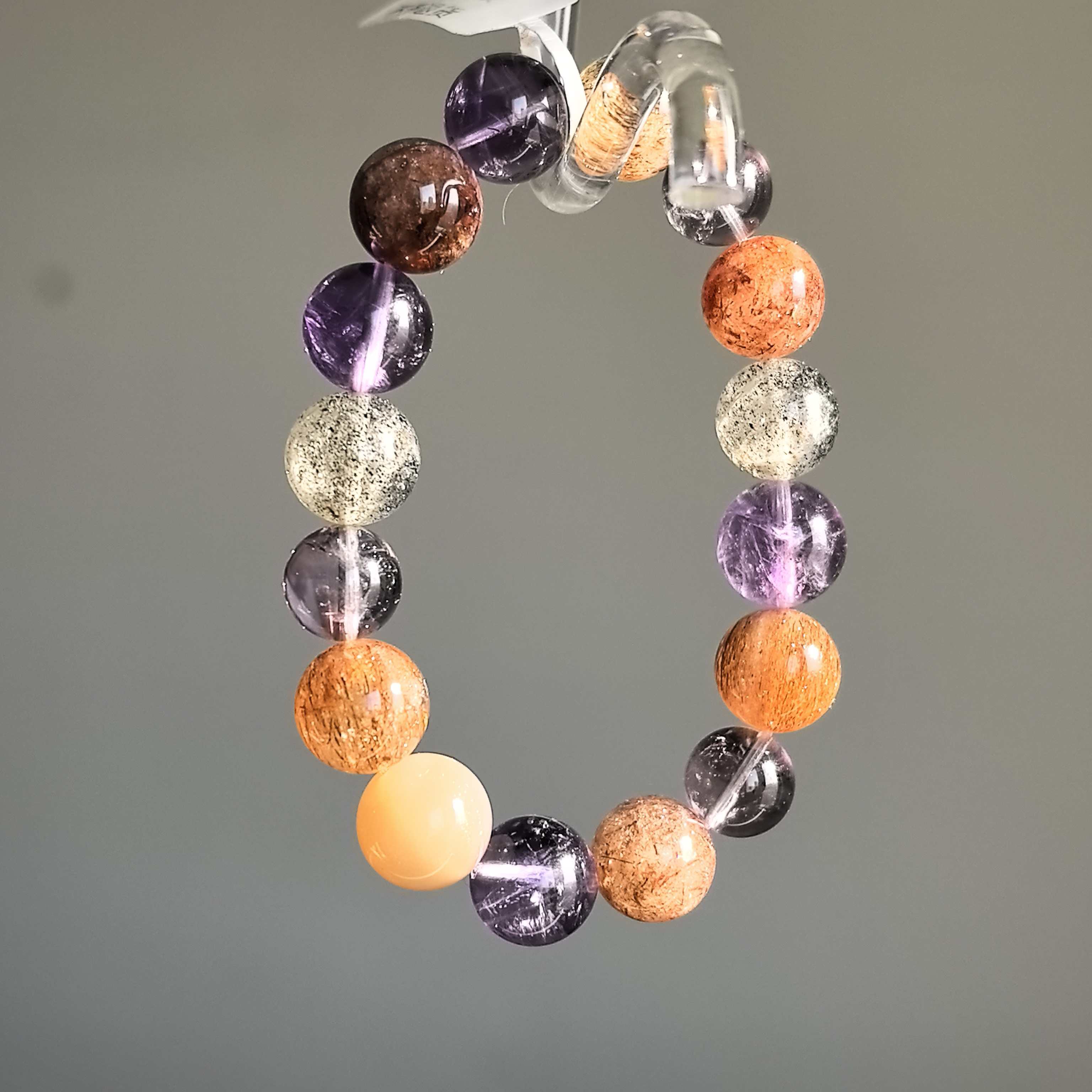 点小黄车序号主播过款1号车下单原创设计水晶手串