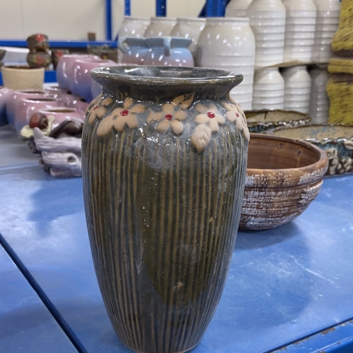 陶瓷花盆单场满9.9发10.5*20.5瑕疵