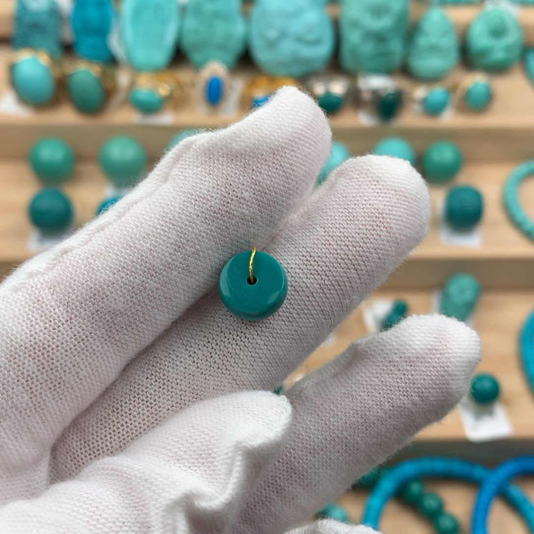 绿松石未镶嵌配饰9.5