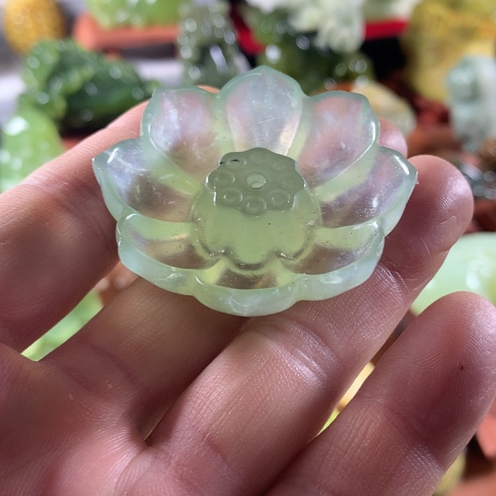 蛇纹石玉手把件未镶嵌简****活