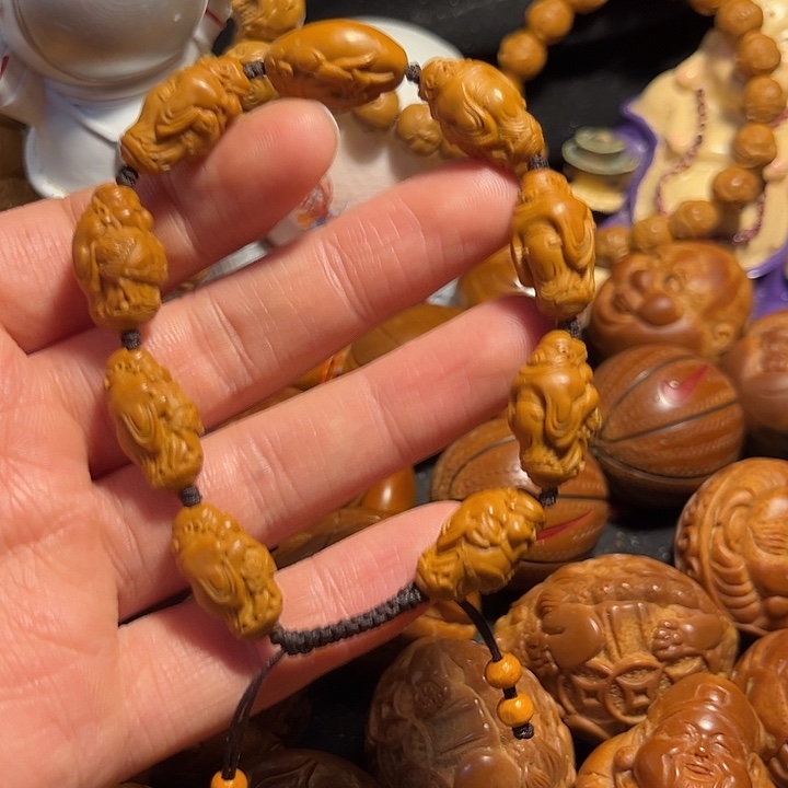 手串/手链橄榄核站立财神1.2