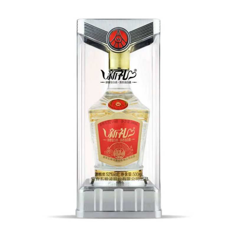 五粮新礼 股份有限公司出品纯粮白酒500ml*1瓶