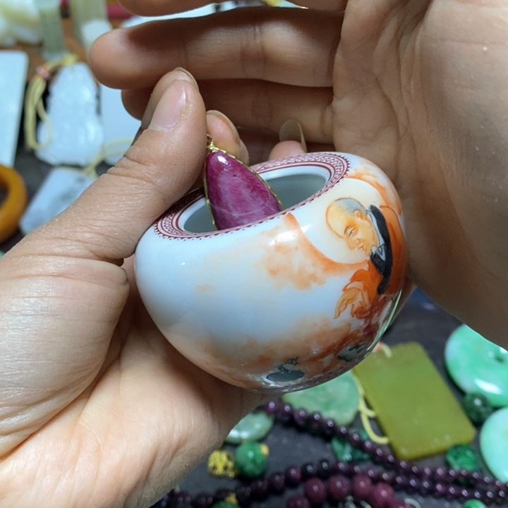 瓷片简*爱精美好好看漂亮大器