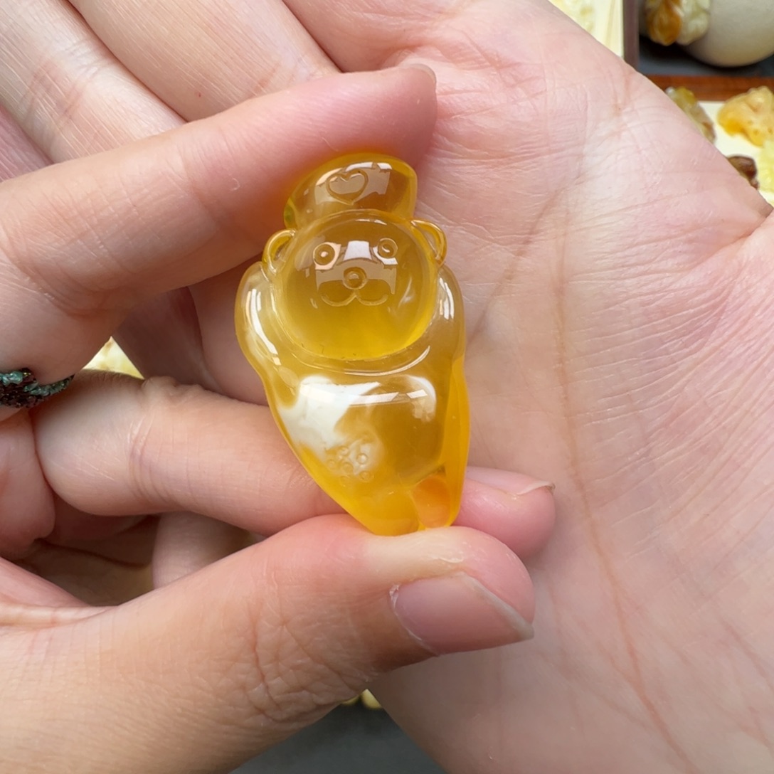 琥珀未镶嵌裸石蜜蜡