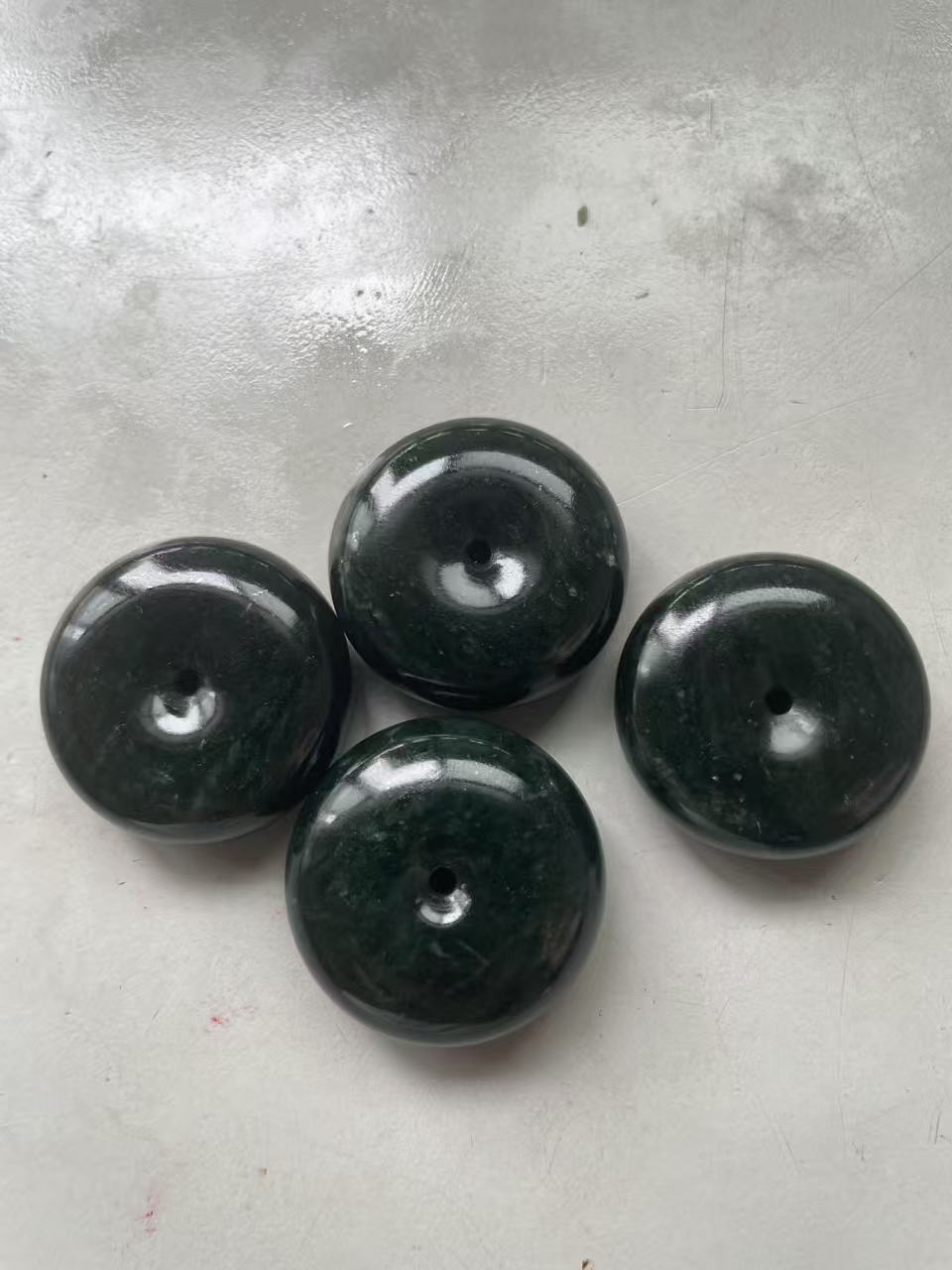 正品泰山玉平安扣吊坠