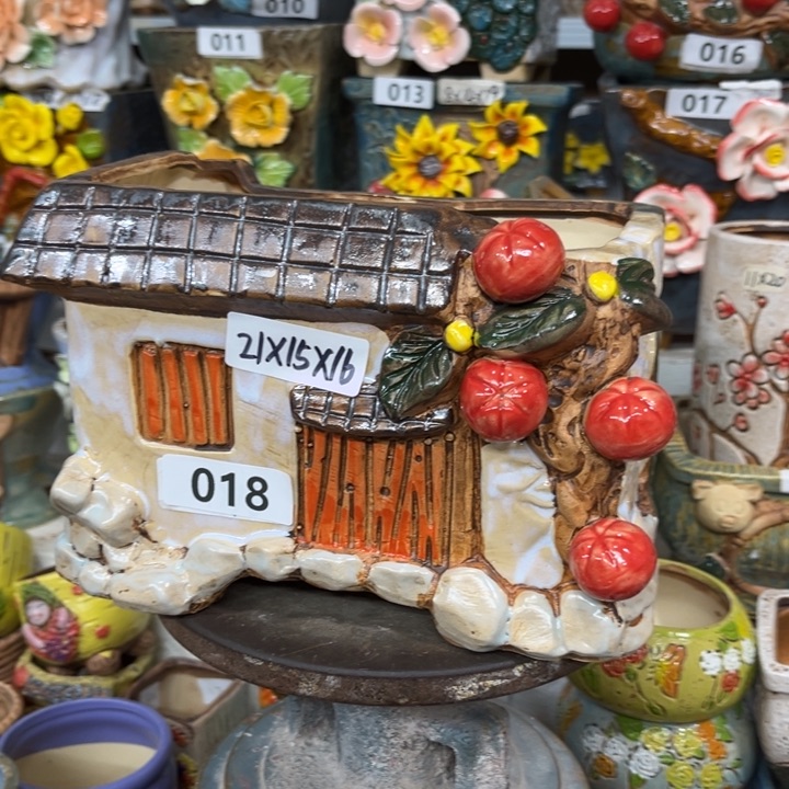 紫砂花盆粗陶材质多肉花盆