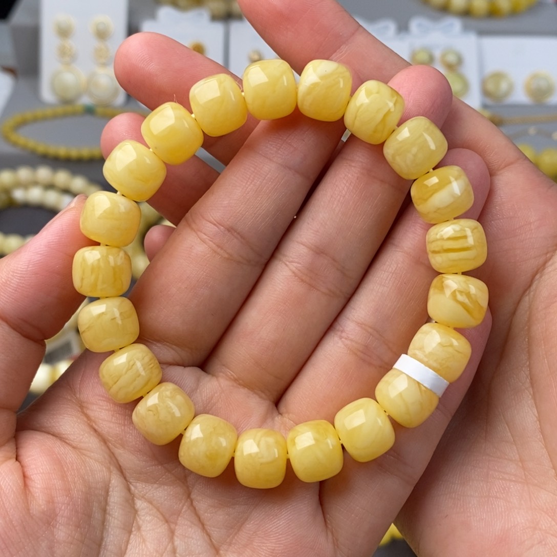 未镶嵌琥珀手链小*，