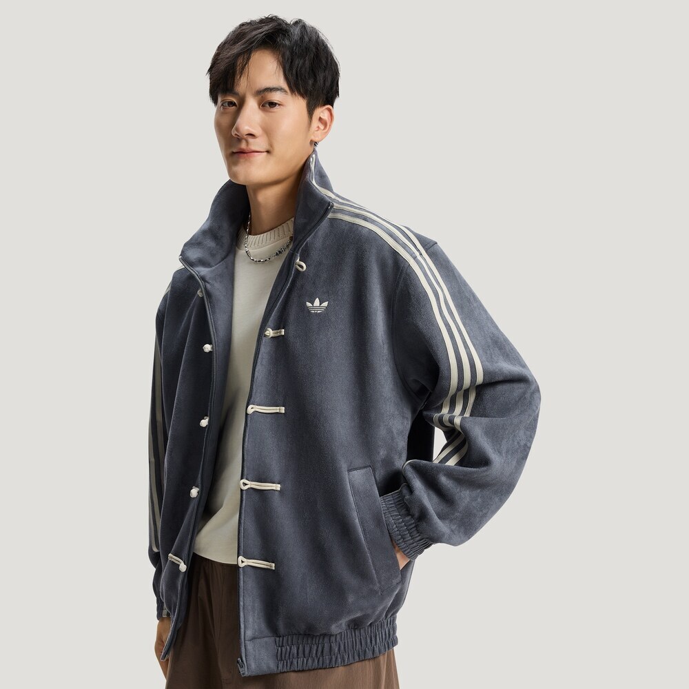 【滔搏联动】三叶草2025男女明星复古休闲运动夹克外套KR0295