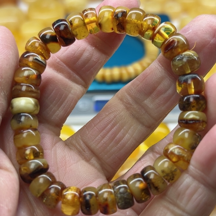 琥珀（矿物珀）手串未镶嵌