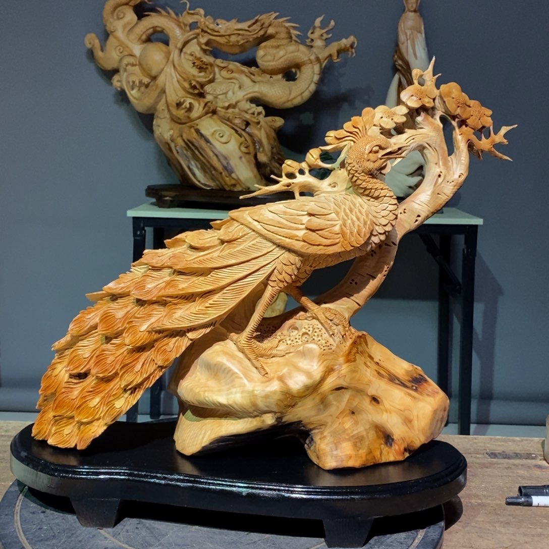 柏木（崖柏）崖柏木雕刻
