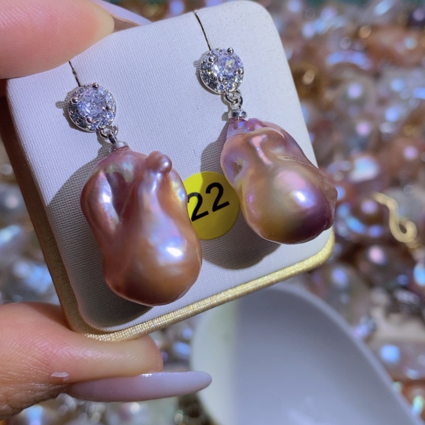 【闪购商品】淡水珍珠天然珍珠（微瑕）合金