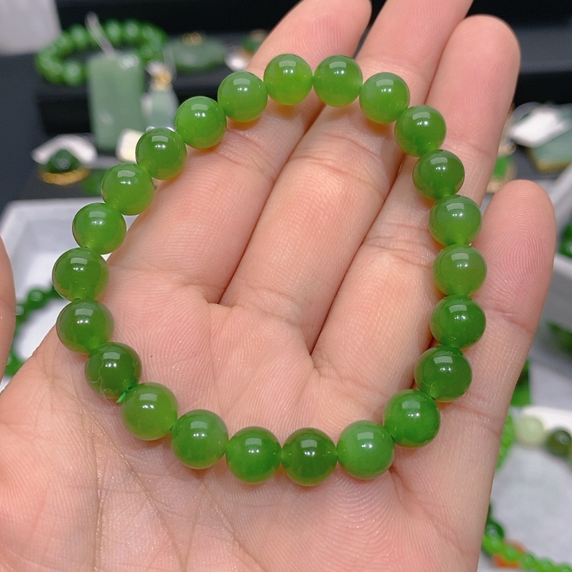 【闪购商品】和田玉（碧玉）手链未镶嵌