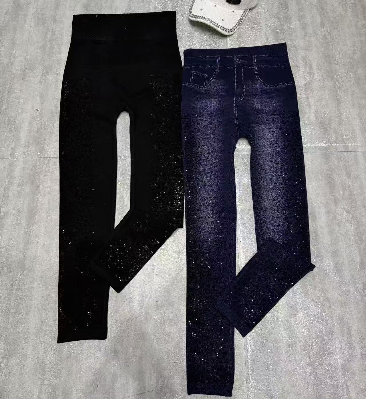 【YJ·原创】2025冬季新款宽松百搭显瘦加绒高弹瘦腿打底裤女 YK1029