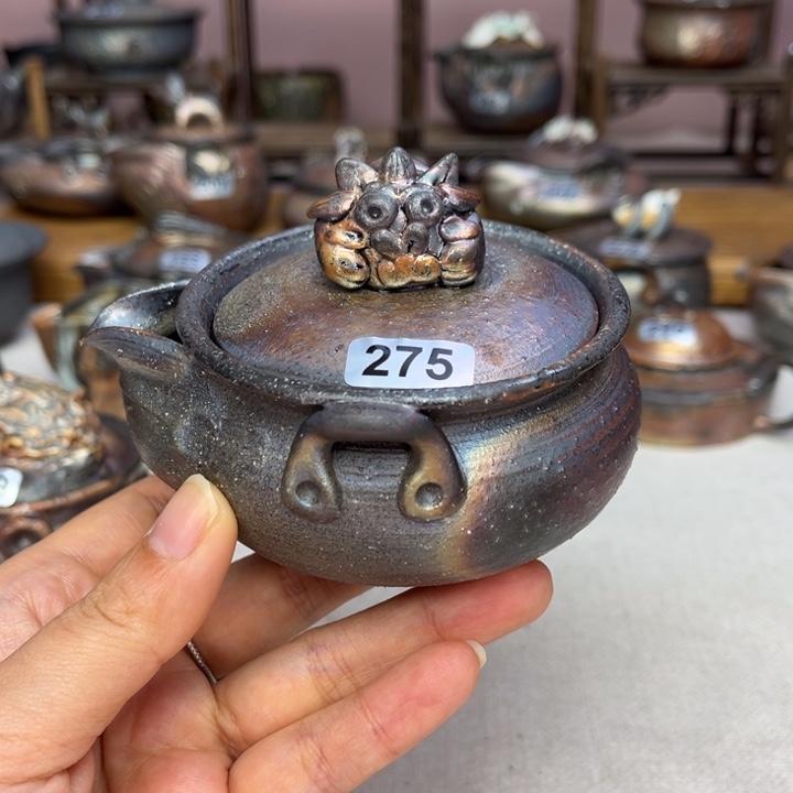 壶裸柴烧陶瓷茶具