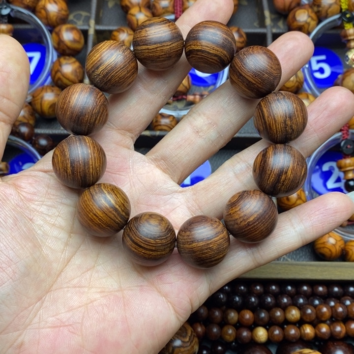 娓***来手串/手链黄花梨/降香黄檀2.0一线天大黑线老料
