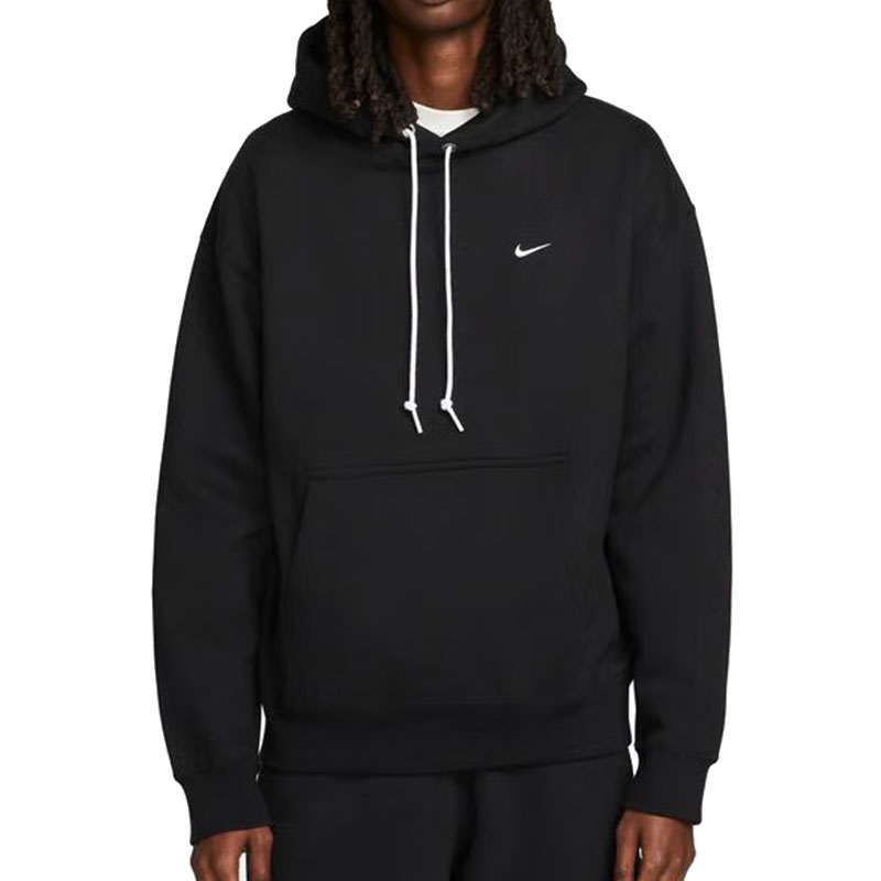 NIKE耐克男子NK SOLO SWSH FLC PO HOODIE针织连帽卫衣DX1355-010