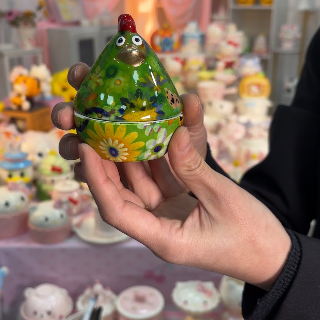 瓷片陶瓷摆件家居