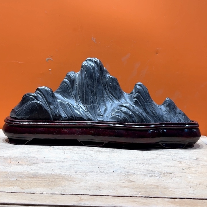 茶宠一**景奇石茶宠鱼缸文房摆件 