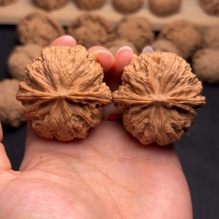 文玩核桃把件42苹果