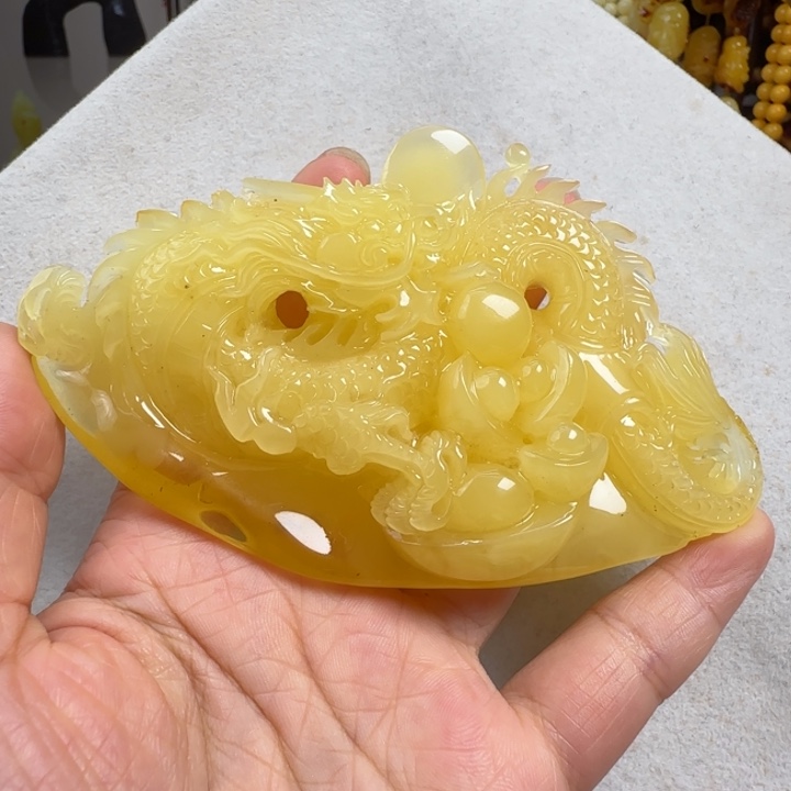 未镶嵌琥珀珠宝奇石微瑕