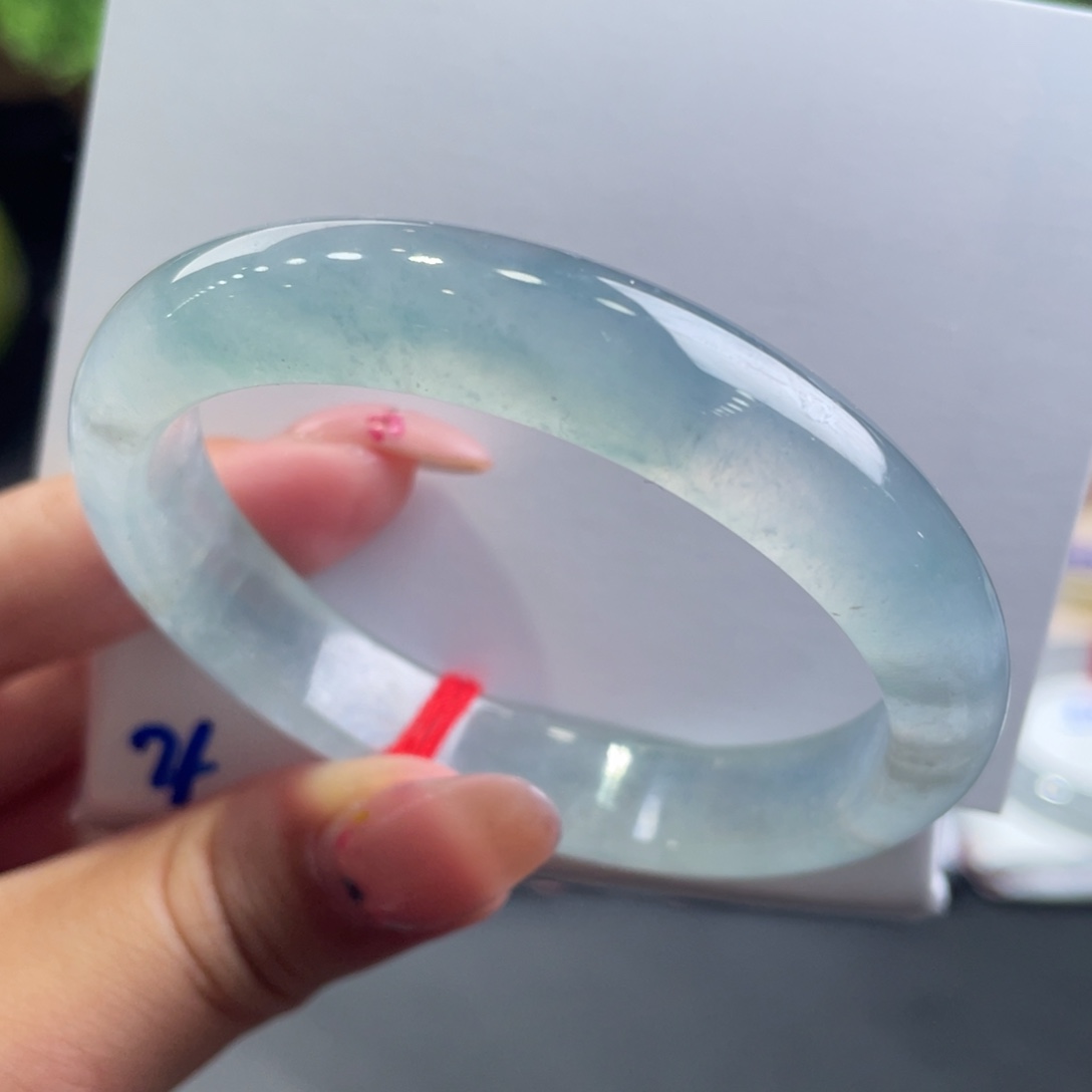 手镯翡翠未镶嵌54.8贵妃 炸光星黛露新货小万必必必收